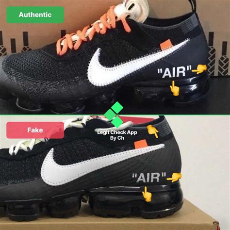 nike off white vapormax black 2018 real vs fake|nike vapormax flyknit off white.